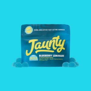 jaunty gummies blueberry lemonade fast acting (hybrid)