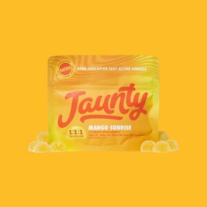 jaunty gummies mango sunrise fast acting (sativa)