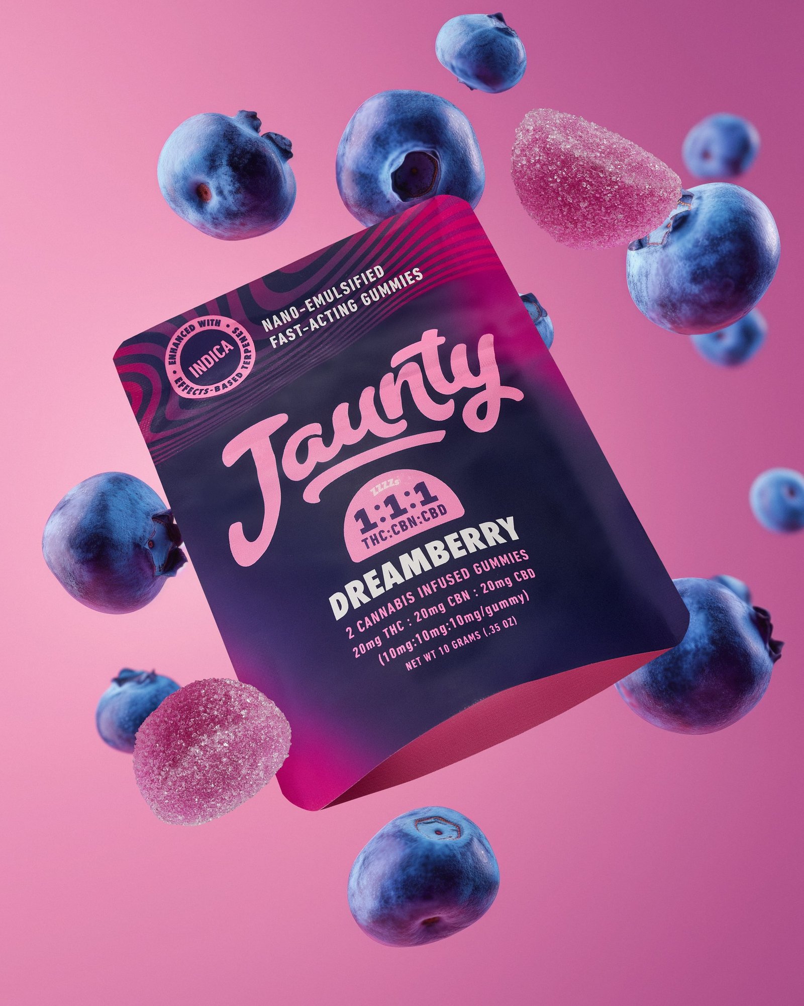 jaunty gummies dreamberry fast acting (indica) jaunty gummies dreamberry fast acting (indica)