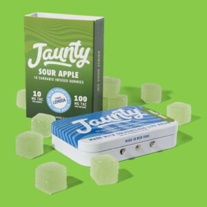 Jaunty Gummies Sour Apple Solventless Live Rosin (Hybrid)